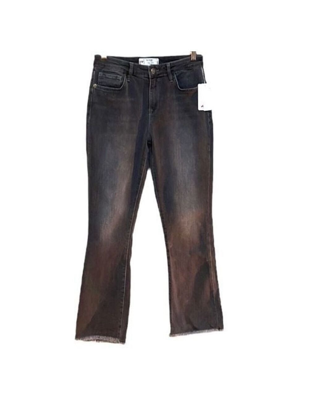 Free People Fringe Black Jeans Women’s Size 28 or size 4-6 US Straight leg